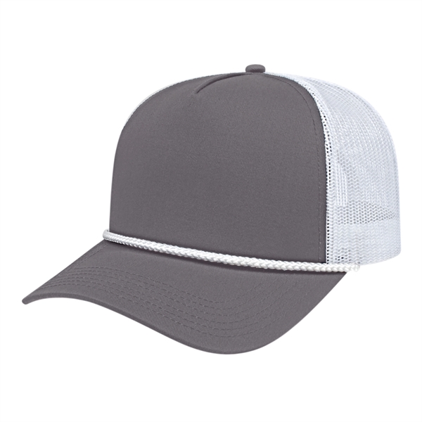 Value Rope Trucker Mesh Back Cap - Value Rope Trucker Mesh Back Cap - Image 6 of 7