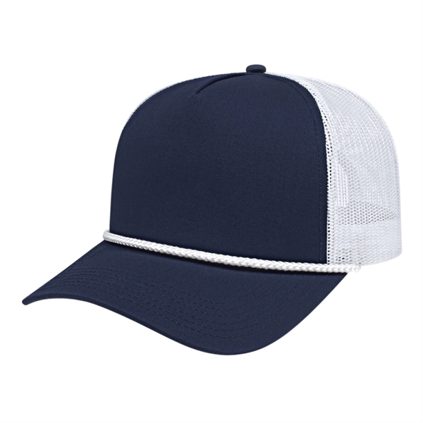 Value Rope Trucker Mesh Back Cap - Value Rope Trucker Mesh Back Cap - Image 1 of 7