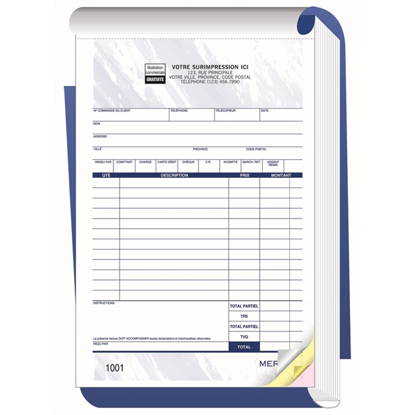 Sales Receipt Books - French, Large - Sales Receipt Books - French, Large - Image 0 of 0