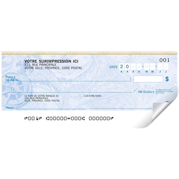 Personal Cheques - Skipper, French - Personal Cheques - Skipper, French - Image 1 of 1