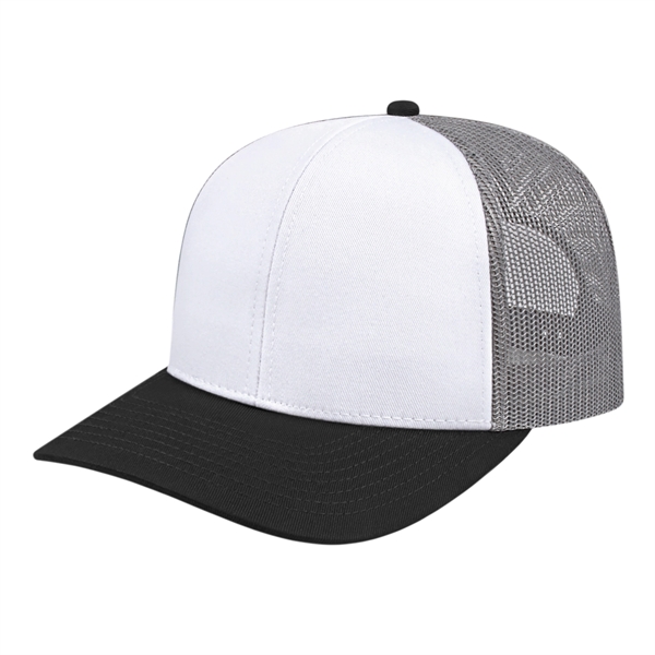 Poly/Cotton Trucker Mesh Back Cap - Poly/Cotton Trucker Mesh Back Cap - Image 25 of 29