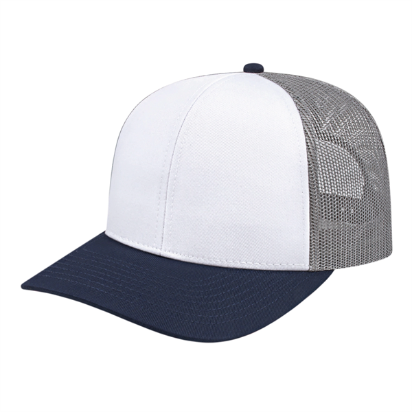 Poly/Cotton Trucker Mesh Back Cap - Poly/Cotton Trucker Mesh Back Cap - Image 26 of 29