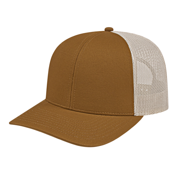 Poly/Cotton Trucker Mesh Back Cap - Poly/Cotton Trucker Mesh Back Cap - Image 18 of 29