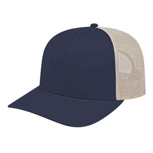 Poly/Cotton Trucker Mesh Back Cap - Poly/Cotton Trucker Mesh Back Cap - Image 19 of 29