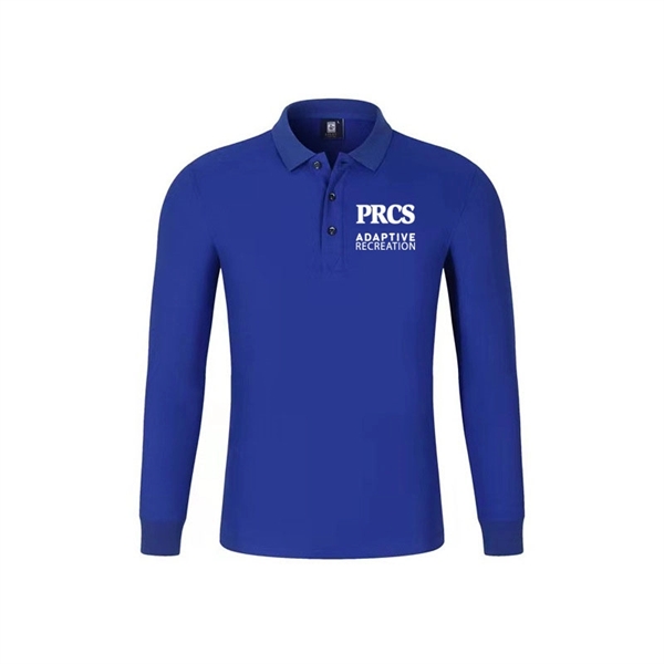 Long Sleeve Mens Polo - Long Sleeve Mens Polo - Image 1 of 4