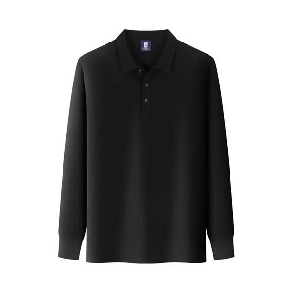 Long Sleeve Mens Polo - Long Sleeve Mens Polo - Image 4 of 4