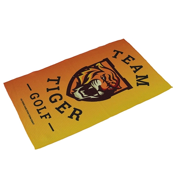 FullColor Waffle Weave Golf Towel - FullColor Waffle Weave Golf Towel - Image 5 of 15