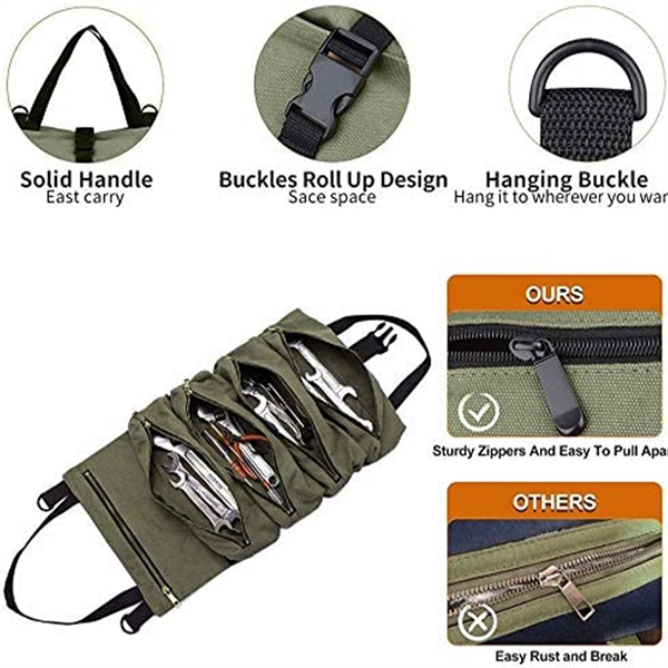 Multi-Purpose Roll Up Tool Bag - Multi-Purpose Roll Up Tool Bag - Image 1 of 3