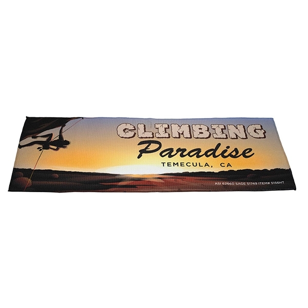 Full Color Waffle Weave Sports & Gym Towel - Full Color Waffle Weave Sports & Gym Towel - Image 2 of 11