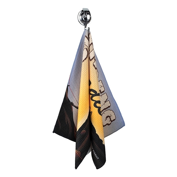 Full Color Waffle Weave Sports & Gym Towel - Full Color Waffle Weave Sports & Gym Towel - Image 9 of 11