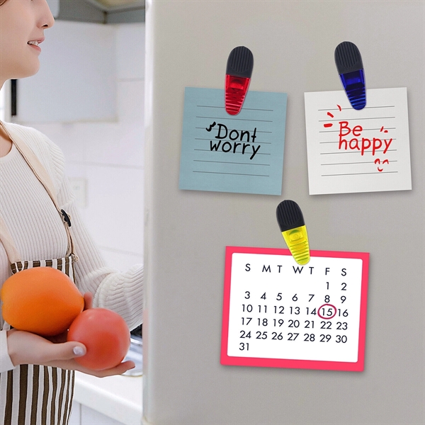 Plastic Refrigerator Magnet Clips - Plastic Refrigerator Magnet Clips - Image 5 of 5