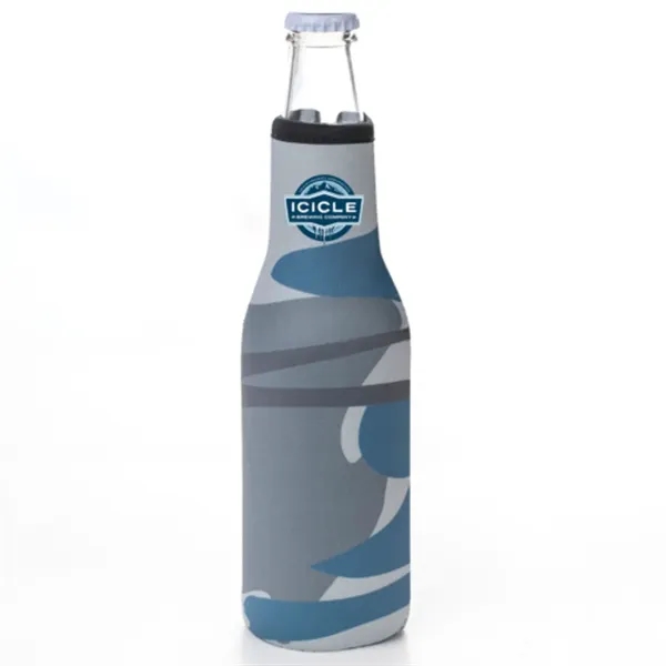 12 Oz. Neoprene collapsible camo Bottle Cooler w/ Opener - 12 Oz. Neoprene collapsible camo Bottle Cooler w/ Opener - Image 13 of 19