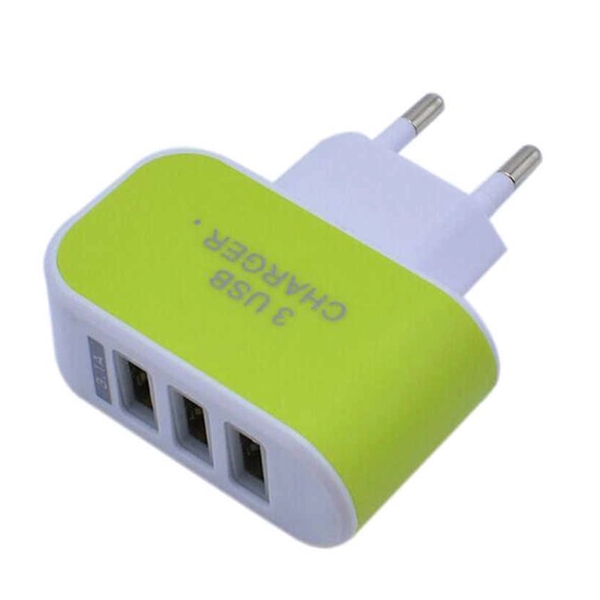 3 Ports Usb Travel Wall Charger - 3 Ports Usb Travel Wall Charger - Image 3 of 3