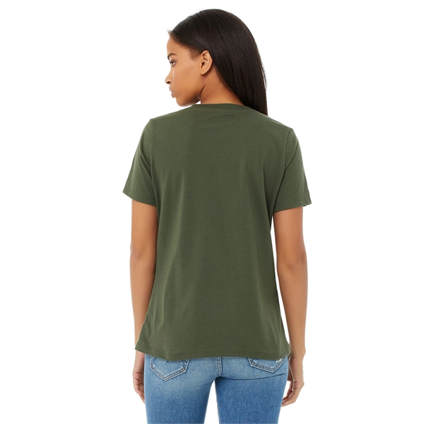 Bella + Canvas Ladies' Relaxed Jersey V-Neck T-Shirt - Bella + Canvas Ladies' Relaxed Jersey V-Neck T-Shirt - Image 156 of 218