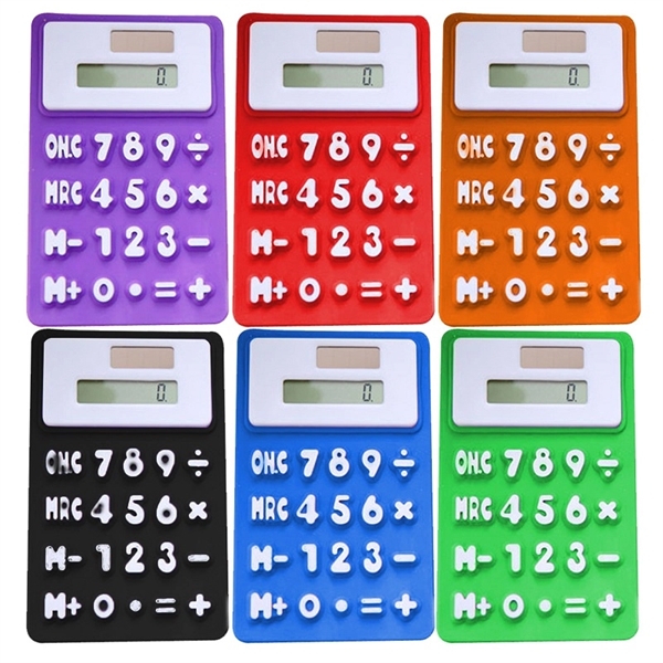 Silicone Foldable Calculator - Silicone Foldable Calculator - Image 1 of 2