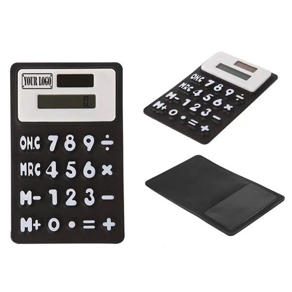 Silicone Foldable Calculator - Silicone Foldable Calculator - Image 2 of 2