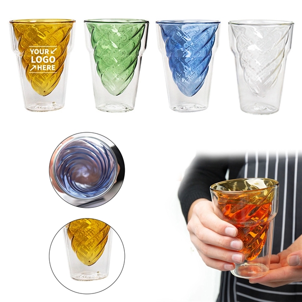 Ice Cream Shape Double Wall Glasses - Ice Cream Shape Double Wall Glasses - Image 0 of 5