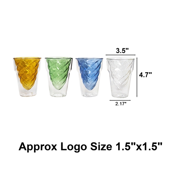 Ice Cream Shape Double Wall Glasses - Ice Cream Shape Double Wall Glasses - Image 1 of 5
