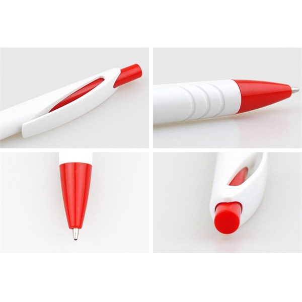 Plastic Retractable Ballpoint Pen - Plastic Retractable Ballpoint Pen - Image 2 of 2