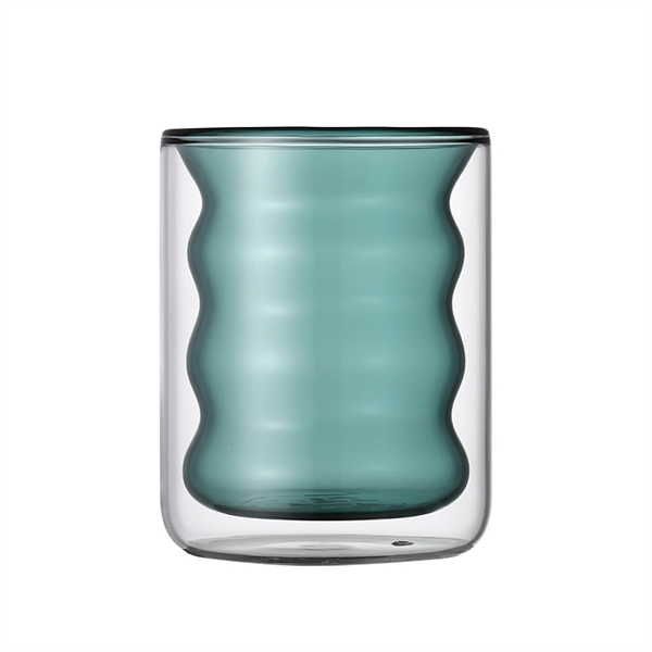 Stemless Double Wall Wave Glasses - Stemless Double Wall Wave Glasses - Image 2 of 7