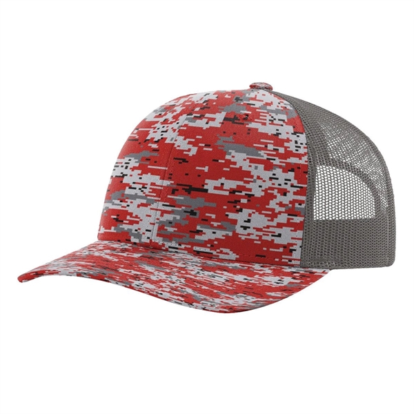 Richardson® 112P Printed Trucker Cap Snapback Hat - Richardson® 112P Printed Trucker Cap Snapback Hat - Image 10 of 59