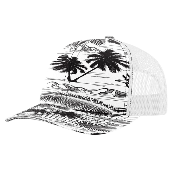 Richardson® 112P Printed Trucker Cap Snapback Hat - Richardson® 112P Printed Trucker Cap Snapback Hat - Image 16 of 59