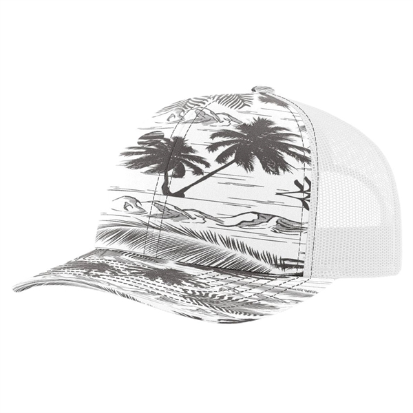 Richardson® 112P Printed Trucker Cap Snapback Hat - Richardson® 112P Printed Trucker Cap Snapback Hat - Image 17 of 59