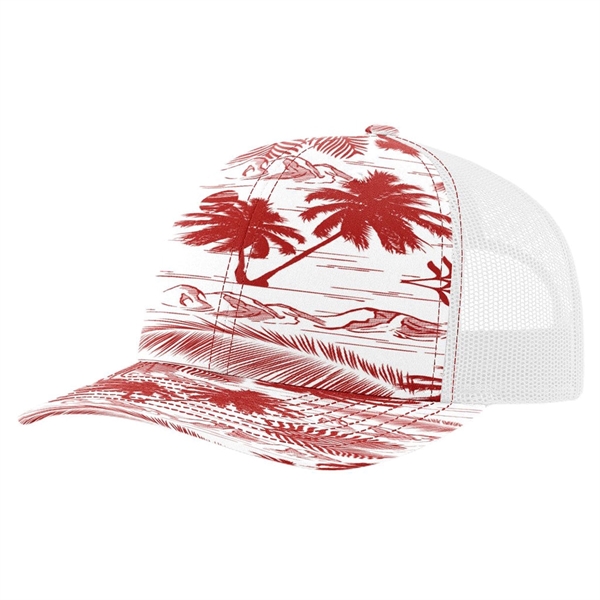 Richardson® 112P Printed Trucker Cap Snapback Hat - Richardson® 112P Printed Trucker Cap Snapback Hat - Image 22 of 59