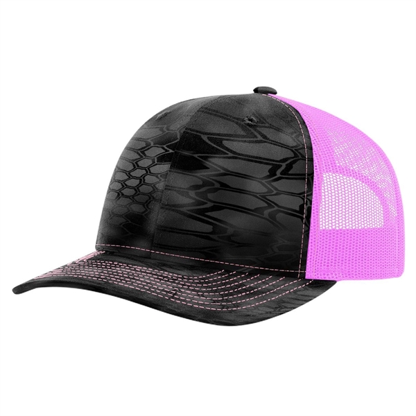 Richardson® 112P Printed Trucker Cap Snapback Hat - Richardson® 112P Printed Trucker Cap Snapback Hat - Image 32 of 59