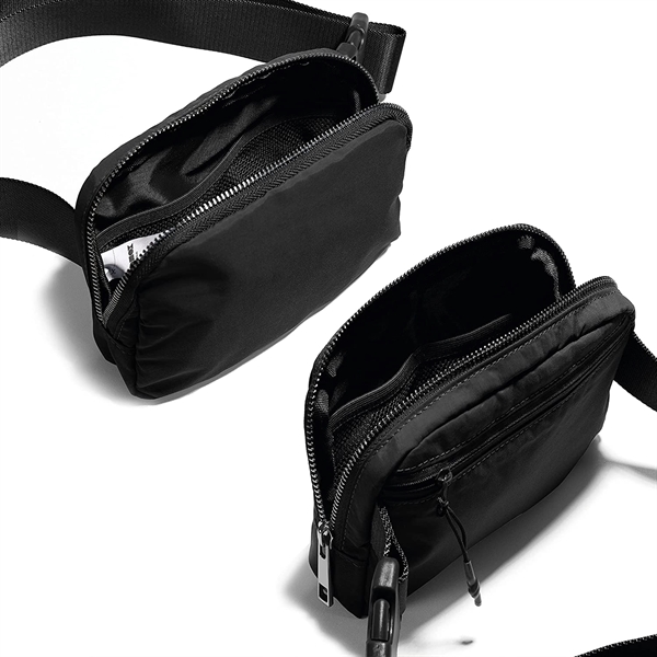 Unisex Mini Belt Bag with Adjustable Strap Small Waist Pouch - Unisex Mini Belt Bag with Adjustable Strap Small Waist Pouch - Image 2 of 5