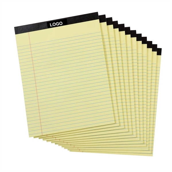 Wide Ruled 8.5 x 11.75-Inch Lined Writing Note Pads - Wide Ruled 8.5 x 11.75-Inch Lined Writing Note Pads - Image 0 of 2