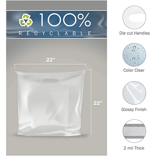 Oversized Transparent Merchandise Bag - Oversized Transparent Merchandise Bag - Image 4 of 4