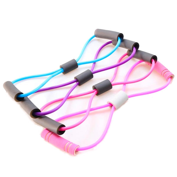 8-Word Pull Rope Elastic Chest Bodybuilding Expander - 8-Word Pull Rope Elastic Chest Bodybuilding Expander - Image 1 of 1