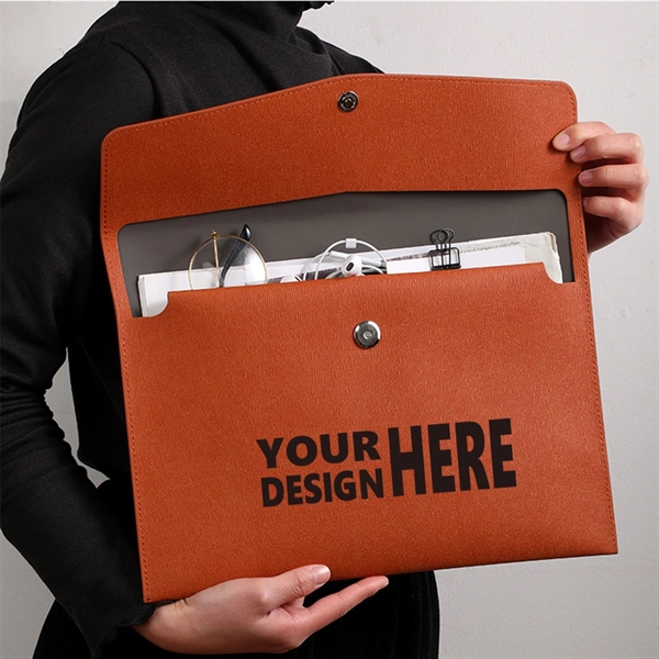 PU Leather A4 File Folder Document Holder - PU Leather A4 File Folder Document Holder - Image 0 of 1