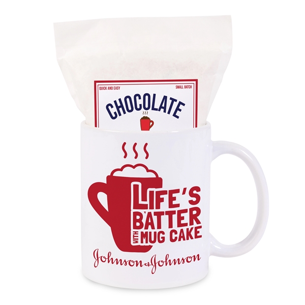 11 oz Coffee Mug with Chocolate Mug Cake Packet - 11 oz Coffee Mug with Chocolate Mug Cake Packet - Image 1 of 1