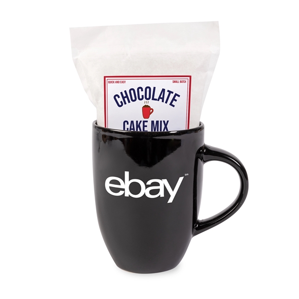 10 oz Ceramic Mug with Chocolate Mug Cake Packet - 10 oz Ceramic Mug with Chocolate Mug Cake Packet - Image 1 of 4