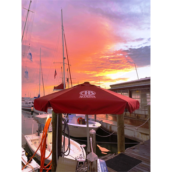 Vented Bistro Patio Umbrella - Commercial Quality - Vented Bistro Patio Umbrella - Commercial Quality - Image 22 of 31