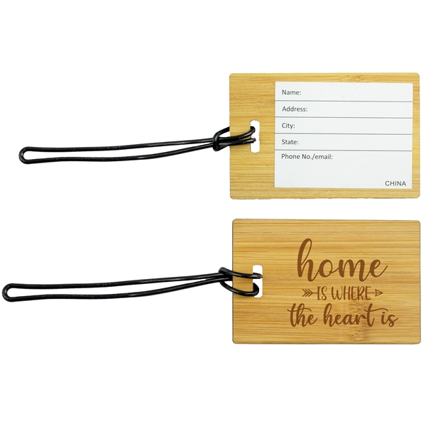 Bamboo Luggage Tag - Bamboo Luggage Tag - Image 0 of 2