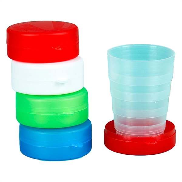 Collapsible Telescopic Plastic Cups - Collapsible Telescopic Plastic Cups - Image 1 of 1