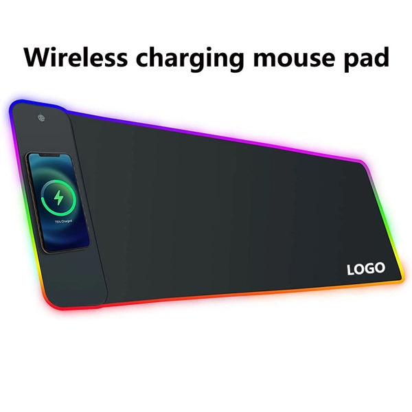 Rgb Mouse Pad With Wireless Charging - Rgb Mouse Pad With Wireless Charging - Image 0 of 2