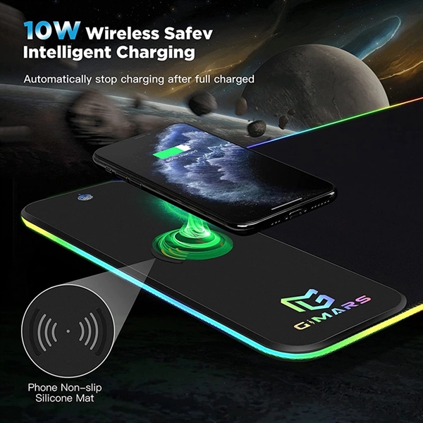 Rgb Mouse Pad With Wireless Charging - Rgb Mouse Pad With Wireless Charging - Image 2 of 2