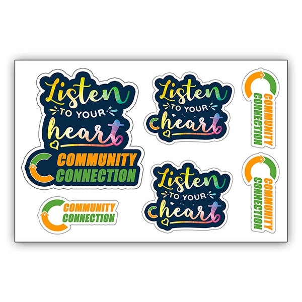 Full Color Custom Shape Removable Vinyl Sticker Sheets - Full Color Custom Shape Removable Vinyl Sticker Sheets - Image 2 of 11