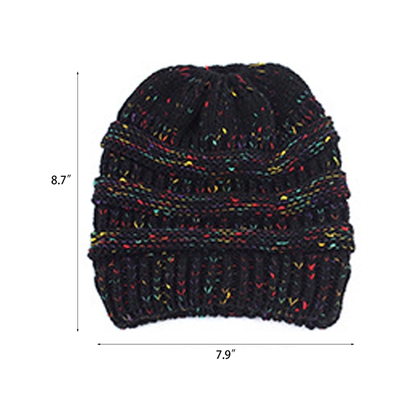 High Bun Ponytail Beanie Hat - High Bun Ponytail Beanie Hat - Image 1 of 1