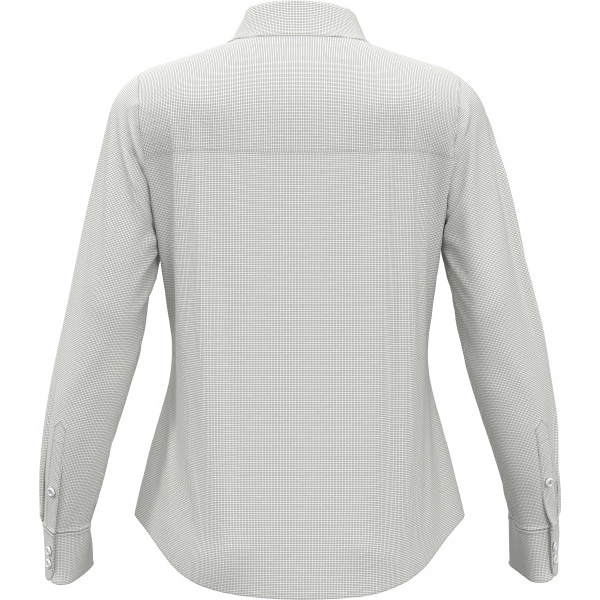 Ladies' Mini Grid Woven Shirt - Ladies' Mini Grid Woven Shirt - Image 11 of 12