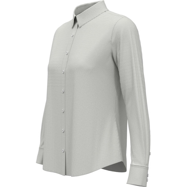 Ladies' Mini Grid Woven Shirt - Ladies' Mini Grid Woven Shirt - Image 8 of 12