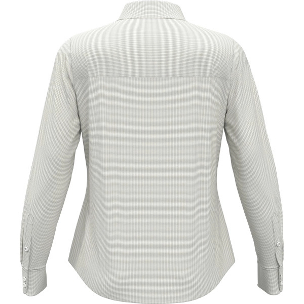 Ladies' Mini Grid Woven Shirt - Ladies' Mini Grid Woven Shirt - Image 7 of 12