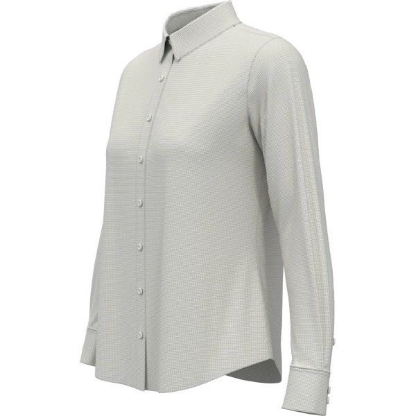 Ladies' Mini Grid Woven Shirt - Ladies' Mini Grid Woven Shirt - Image 4 of 12