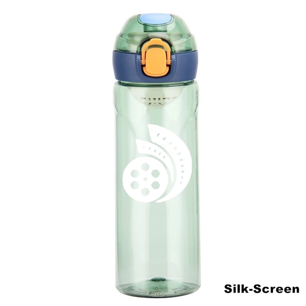 Portable Plastic 18 oz BPA Free Reusable Water Bottle - Portable Plastic 18 oz BPA Free Reusable Water Bottle - Image 8 of 15
