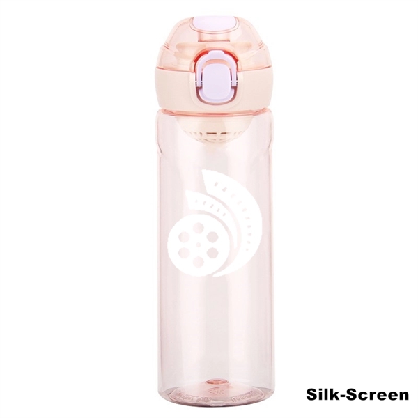 Portable Plastic 18 oz BPA Free Reusable Water Bottle - Portable Plastic 18 oz BPA Free Reusable Water Bottle - Image 14 of 15