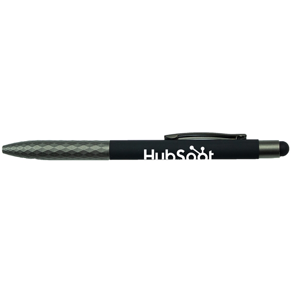 Soft Touch Aluminum Stylus Pen W/ Plastic Grip - Soft Touch Aluminum Stylus Pen W/ Plastic Grip - Image 2 of 5